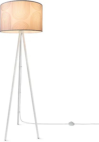 Paco Home Stehlampe »Trina Pillar«, Stativ Wohnzimmer Dreibein Stehlampe Mi günstig online kaufen