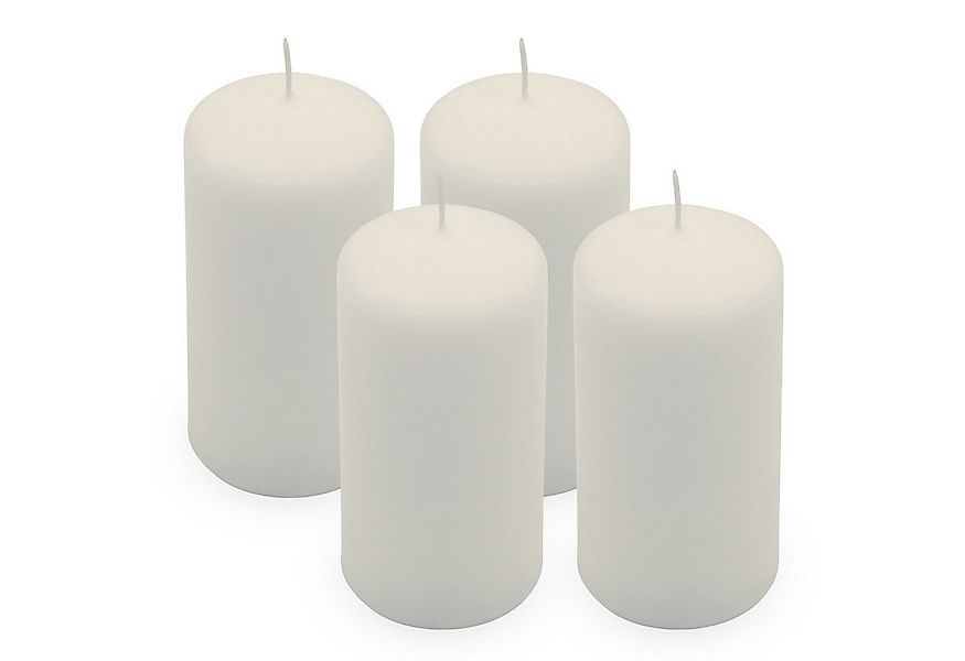 Spetebo Adventskerze Echtwachs Stumpenkerze 4er Set 10 x 5 cm (Anzahl, 1-tl günstig online kaufen