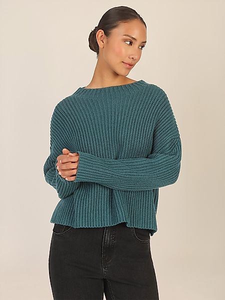 Apart Stehkragenpullover mit Strukturmuster günstig online kaufen
