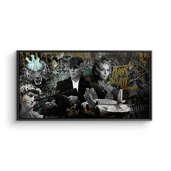 DOTCOMCANVAS® Leinwandbild, Premium Wandbild - Peaky günstig online kaufen
