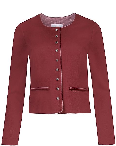 MarJo Trachtenstrickjacke 'Britta' 184000, Purpur Dark günstig online kaufen