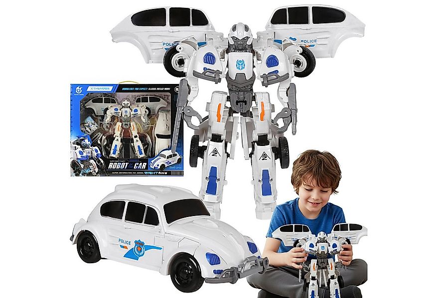 Sarcia.eu Spielzeug-Auto Transformierbarer Polizei ROBOT 2in1 Auto, Spielze günstig online kaufen