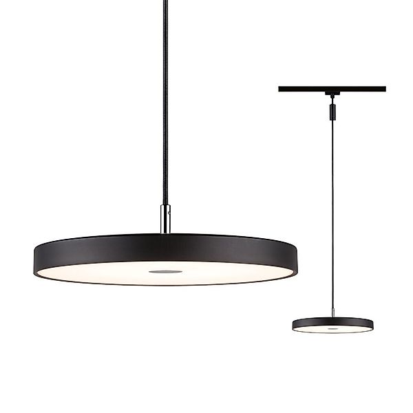 URail LED Pendelleuchte Hildor in Schwarz-matt 15W 850lm 3000K günstig online kaufen