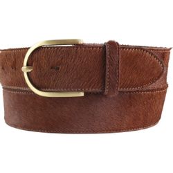 BELTINGER Ledergürtel Damen-Gürtel mit echtem Fell günstig online kaufen