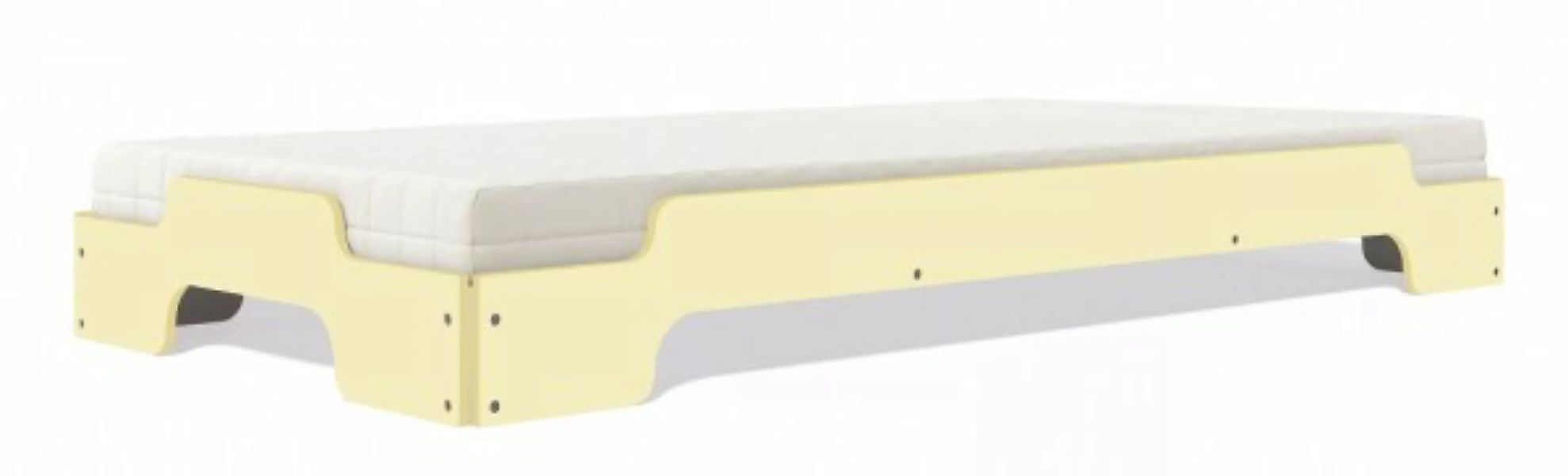 Stapelliege KLASSIK - Farbig wachsgelb RAL 090 90 30 90 x 190 cm günstig online kaufen