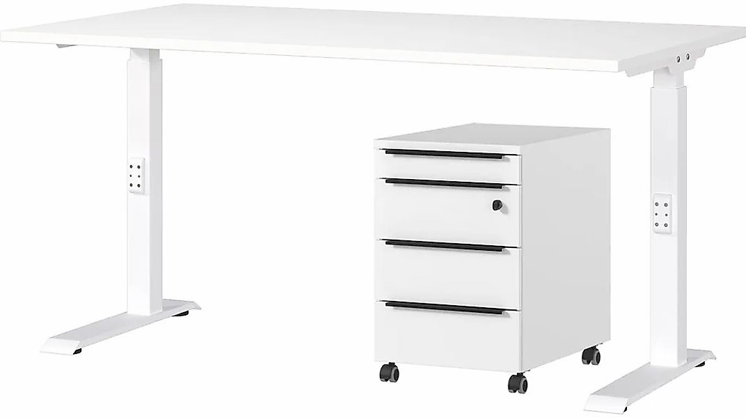 GERMANIA Büromöbel-Set "Mailand" 2 Stk. tlg. inkl. Schreibtisch und Rollcon günstig online kaufen