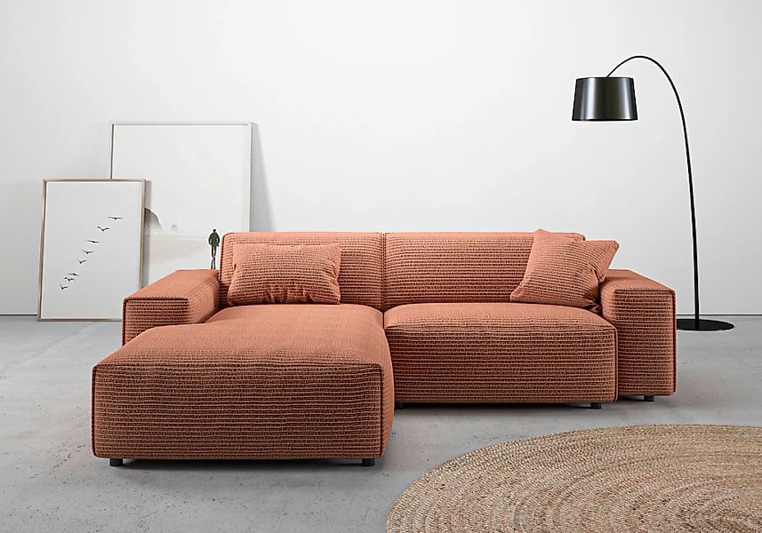Home affaire Ecksofa "Glimminge L-Form auch in Breitcord, Feincord + Easy c günstig online kaufen