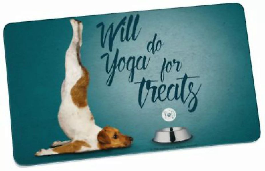 Geda Labels Frühstücksbrettchen Yoga Dogs Treats Frühstücksbrettchen blau günstig online kaufen