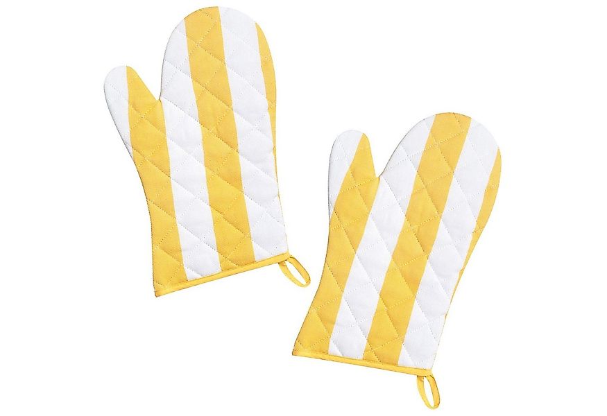 Kracht Topfhandschuhe Blockstreifen, (Set, 2-tlg., Set), 2er Set Ofenhandsc günstig online kaufen