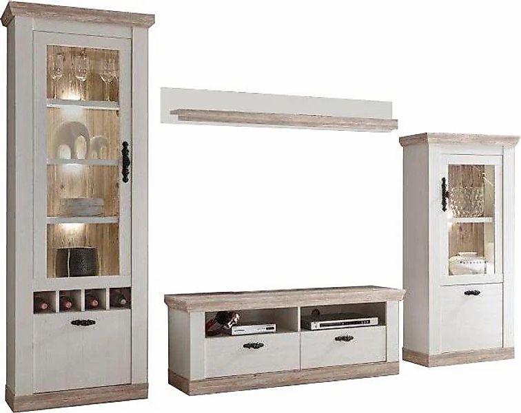 Home affaire Wohnwand "Florenz" Set, 4 Stk. tlg. günstig online kaufen