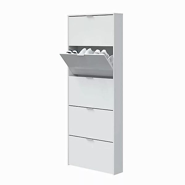 freiraum Schuhkipper Shoe Cabinet, in weiß glänzend - 70x180x17 (BxHxT) günstig online kaufen