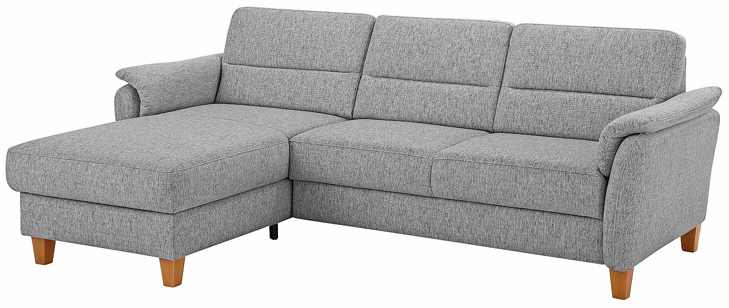 Home affaire Ecksofa »Palmera L-Form«, Federkern, wahlweise mit Bettfunktio günstig online kaufen