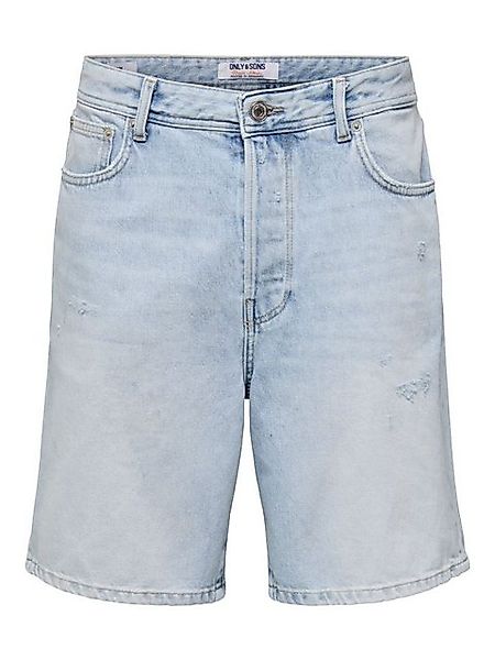 ONLY & SONS Jeansshorts - Lässige Jeans Shorts von Only & Sons günstig online kaufen