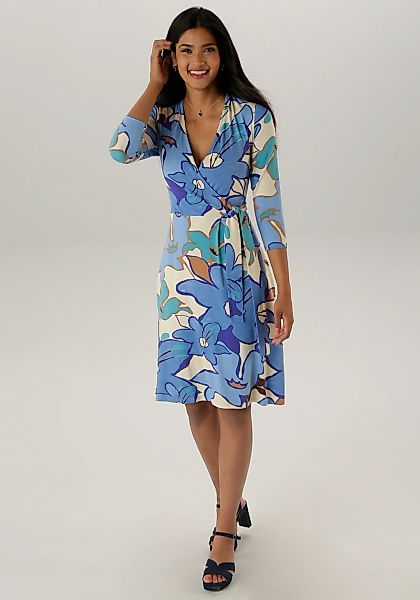 Aniston SELECTED Jerseykleid, in femininer Wickel-Optik günstig online kaufen