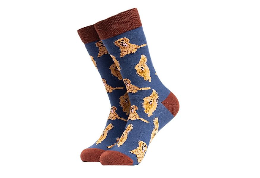 soctopus Freizeitsocken Golden Retriever Hund Soctopus Socken in 43-46 im P günstig online kaufen
