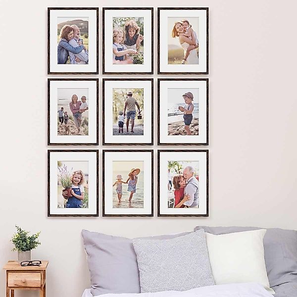 PHOTOLINI Bilderrahmen 9er Set 30x40 cm günstig online kaufen