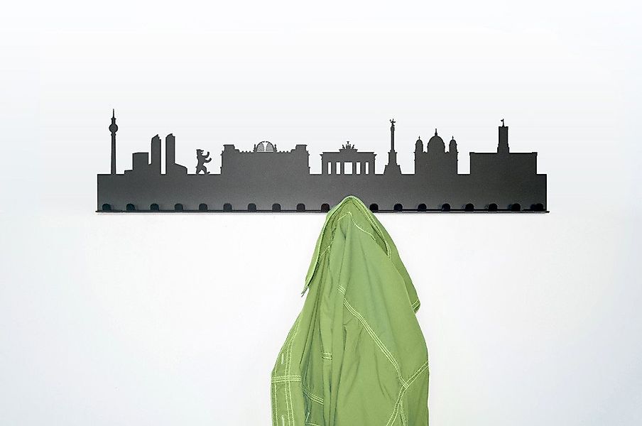 Radius Wandgarderobe Skyline Städte-Garderobe günstig online kaufen