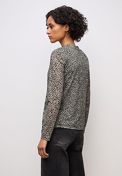 STREET ONE Langarmshirt mit Leomuster günstig online kaufen