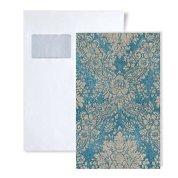 PROFHOME 1 MUSTERSTÜCK S-336075-GU DIN A4 MUSTER der Shabby Chic Tapete günstig online kaufen