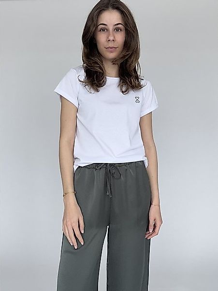 Zuckerwatte Kurzarmshirt mit Rundhalsausschnitt aus 100% Baumwolle günstig online kaufen
