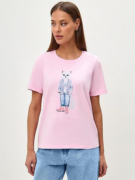 CAT by maniita lacitta Kurzarmshirt T-Shirt COUNTRY CAT (1-tlg) mit Katzen- günstig online kaufen