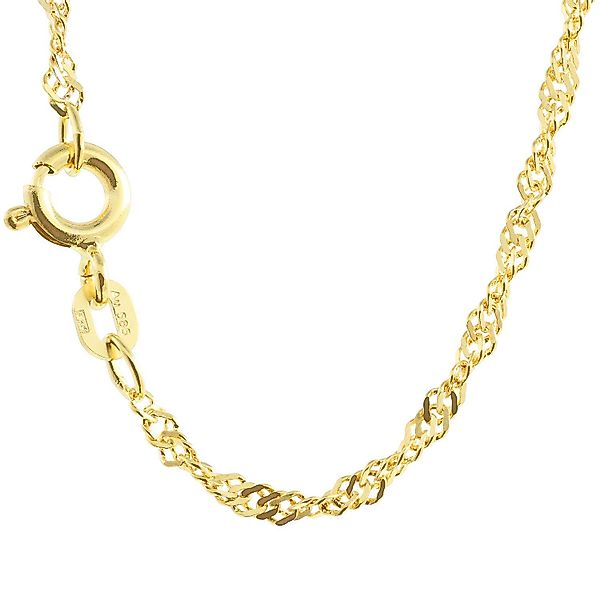 HOPLO Goldkette Goldkette Singapurkette Halskette Breite günstig online kaufen
