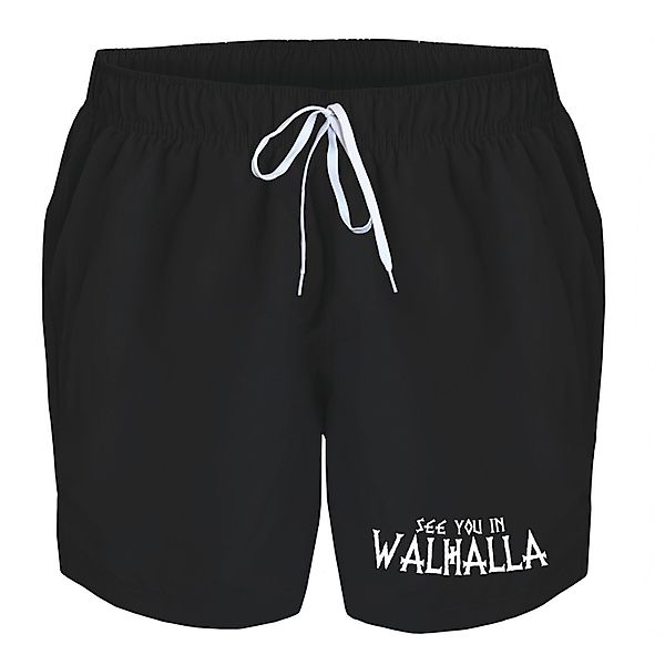 deinshirt Badehose Schwimmshorts Totenkopf alter Mann günstig online kaufen