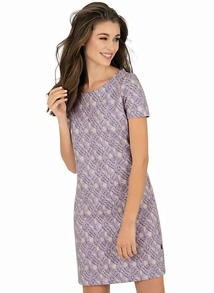 Trigema Jerseykleid TRIGEMA Kleid mit modischem Allover-Print in Strickopti günstig online kaufen