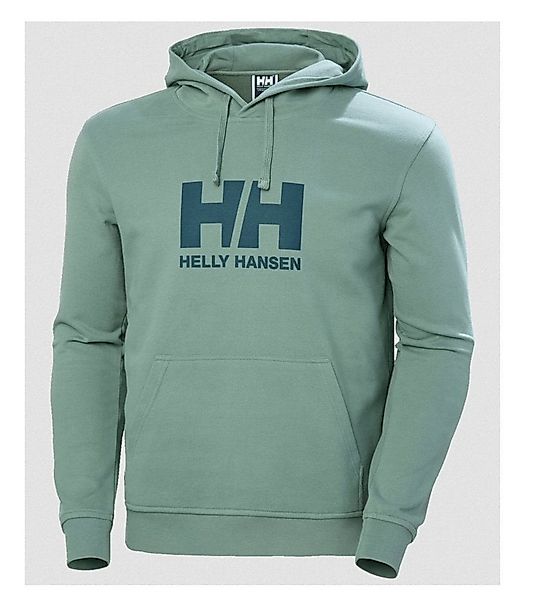 Helly Hansen Kapuzenpullover Logo Hoodie (Bio-Baumwolle) hellgrün Herren günstig online kaufen