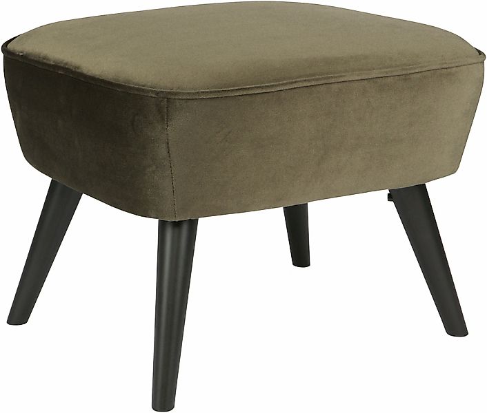 WOOOD Hocker "Sara", mit Samtstoff gepolstert, rechteckige Form, H 41 cm x günstig online kaufen