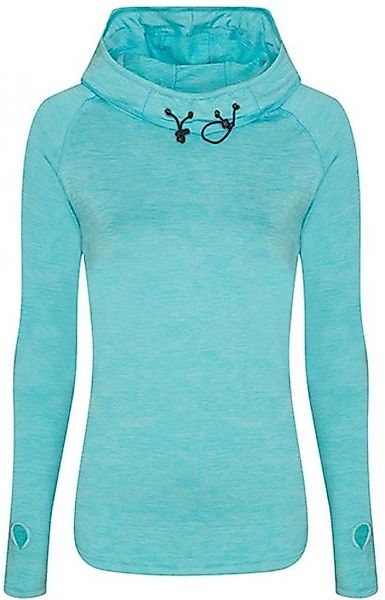 Just Cool Langarmshirt Damen Girlie Cool Cowl Neck Top günstig online kaufen