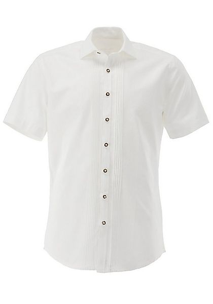 OS Trachten Trachtenhemd Iwenac Herren Kurzarmhemd mit 2x5 Biesen günstig online kaufen