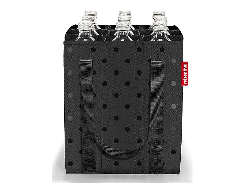 REISENTHEL® Einkaufsshopper bottlebag glossy dots black günstig online kaufen