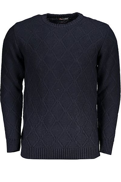 U.S. GRAND POLO Strickpullover Herren Pullover Blau mit Rautenmuster und Ru günstig online kaufen