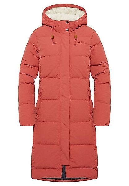 Jack Wolfskin Daunenmantel Nordlicht Coat (Fleece-Futter) rot Damen günstig online kaufen