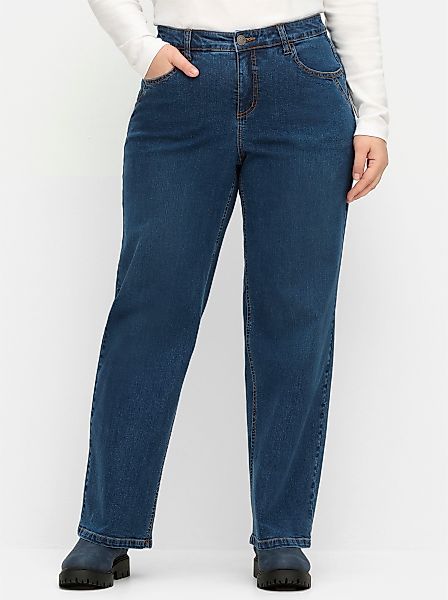 Sheego 5-Pocket-Jeans 1 Stk. tlg. günstig online kaufen