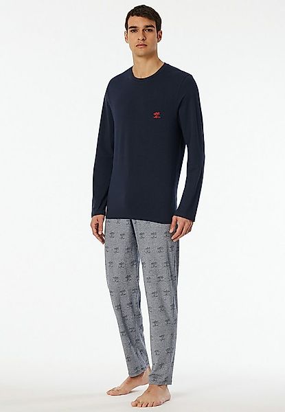 Schiesser Schlafanzug 95/5 (2 tlg) Sehr elastisches Material für mehr Beweg günstig online kaufen