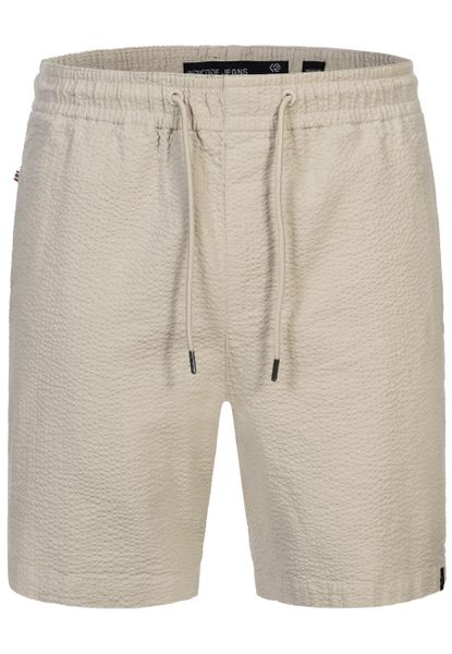 Indicode Chinoshorts INAlizzo aus Seersucker-Material für günstig online kaufen