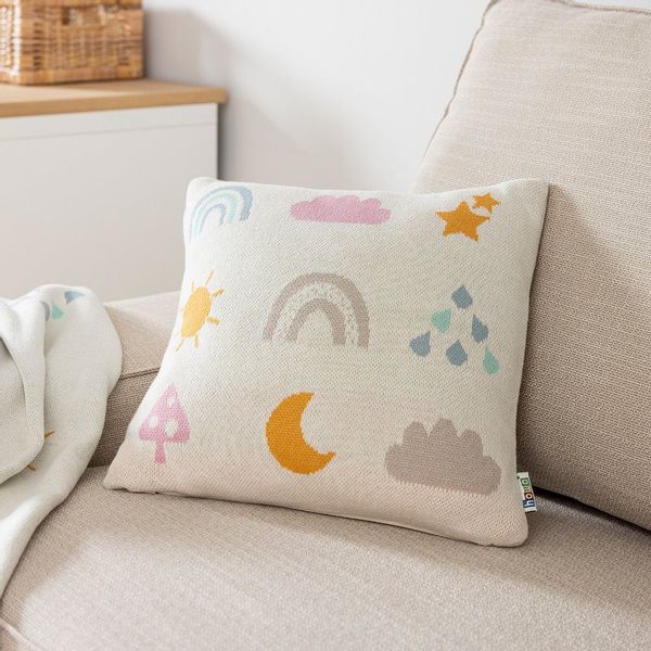 howa Dekokissen be happy, Strickkissen Kinderzimmer günstig online kaufen