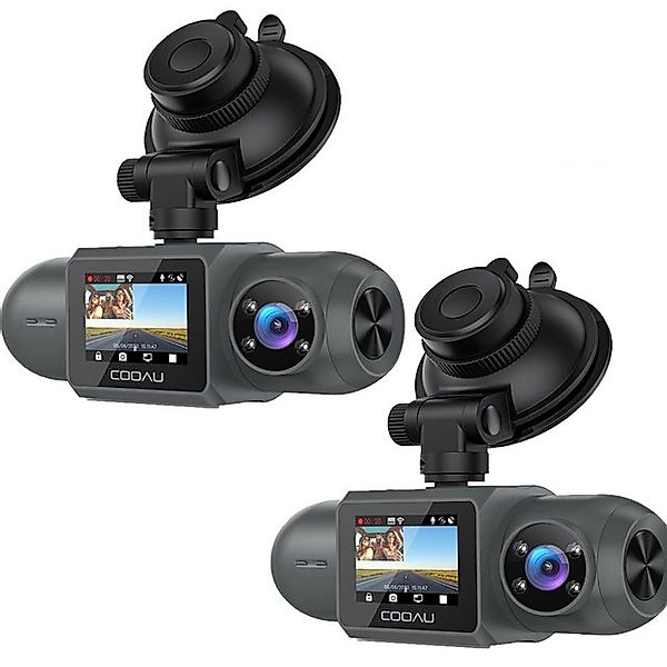 COOAU Neue Dual Dashcam 2.5K+1080P Dash Cam vorne und innen HD Autokamera D günstig online kaufen