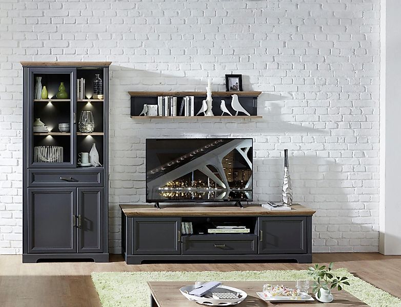 Innostyle Wohnwand "Jasmin" Set, 3 Stk. tlg. inkl. LED-Beleuchtung, mit Sof günstig online kaufen