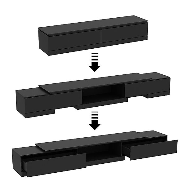 FUFU&GAGA Lowboard TV Schrank, 4 Modelle, günstig online kaufen