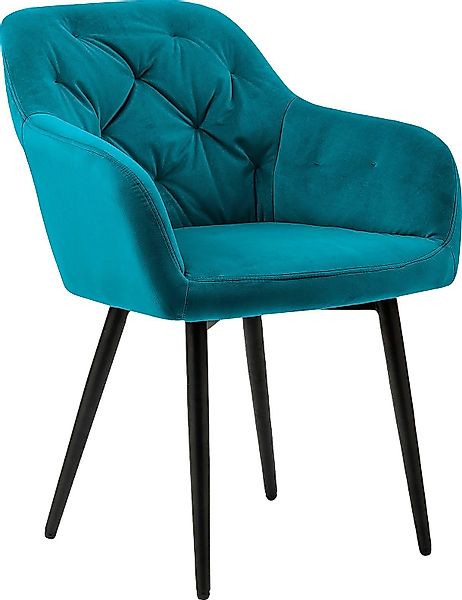 SalesFever Esszimmerstuhl "Coventry Komfortabler Polstertuhl im eleganten S günstig online kaufen