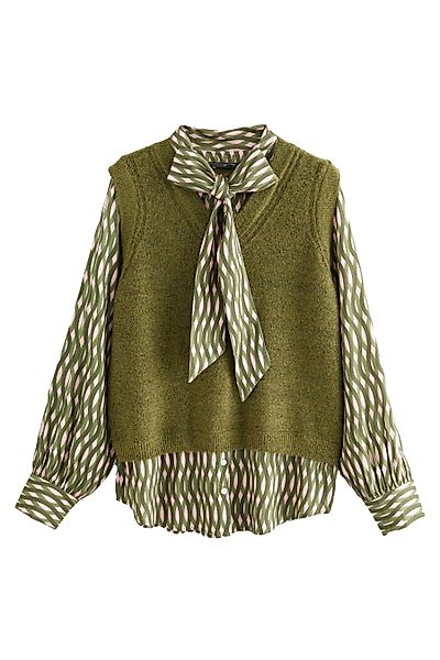 Next Pullunder Gestricktes mehrlagiges Tankshirt mit günstig online kaufen
