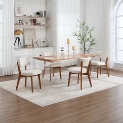 KLAM HOME Esszimmerstuhl Moderne Mid-Century-Stil Esszimmerstuhl günstig online kaufen