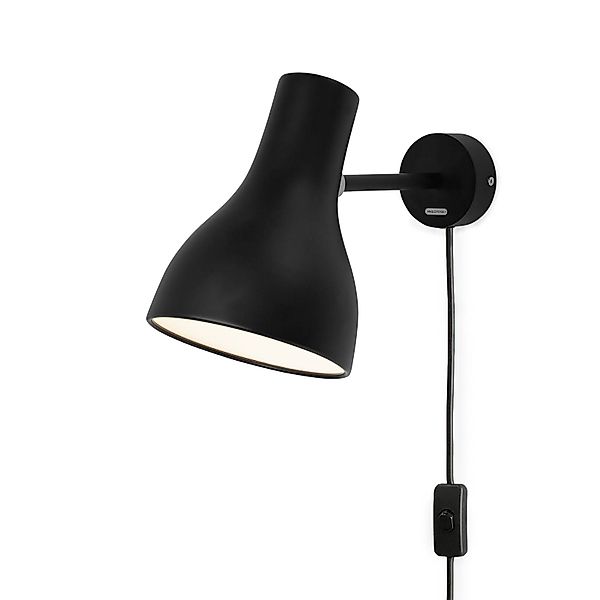 Anglepoise Type 75 Wandleuchte mit Stecker schwarz günstig online kaufen