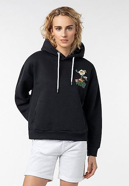 SUBLEVEL Kapuzenpullover mit Sommer-Backprint und Kapuze günstig online kaufen