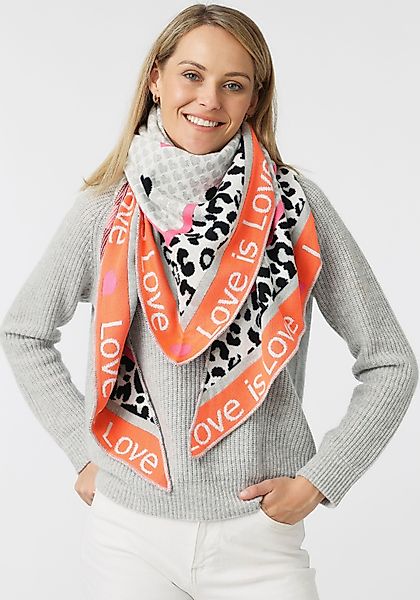 Zwillingsherz Dreieckstuch Love is Love, Animal-, günstig online kaufen