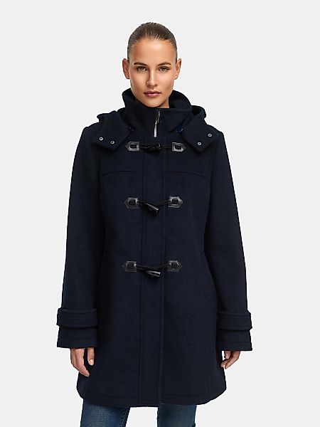 MANISA Dufflecoat mit abnehmbarer Kapuze und Knebelverschlüssen günstig online kaufen