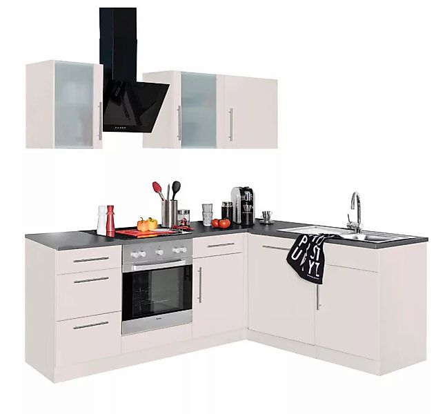 wiho Küchen Winkelküche "Cali", ohne E-Geräte, Stellbreite 220 x 170 cm günstig online kaufen